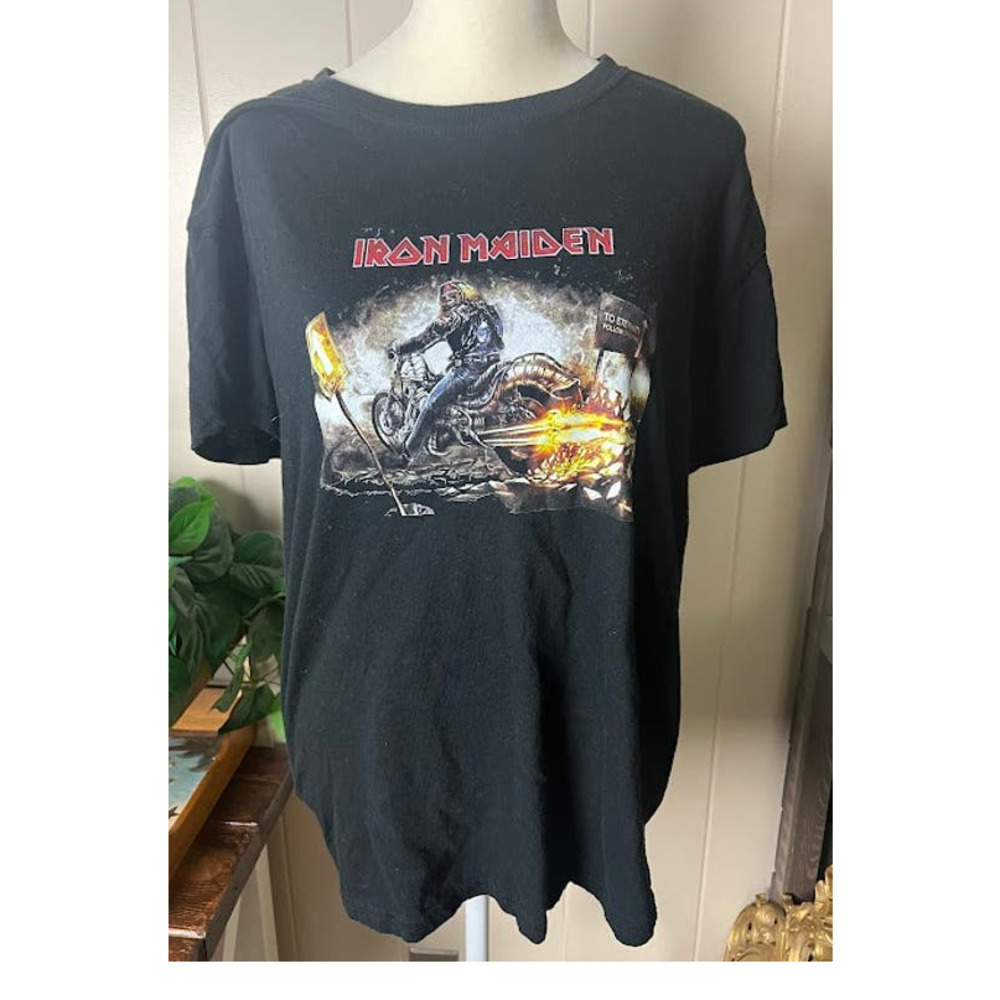 Original Ringspun Iron Mainden Large T-shirt Vintage